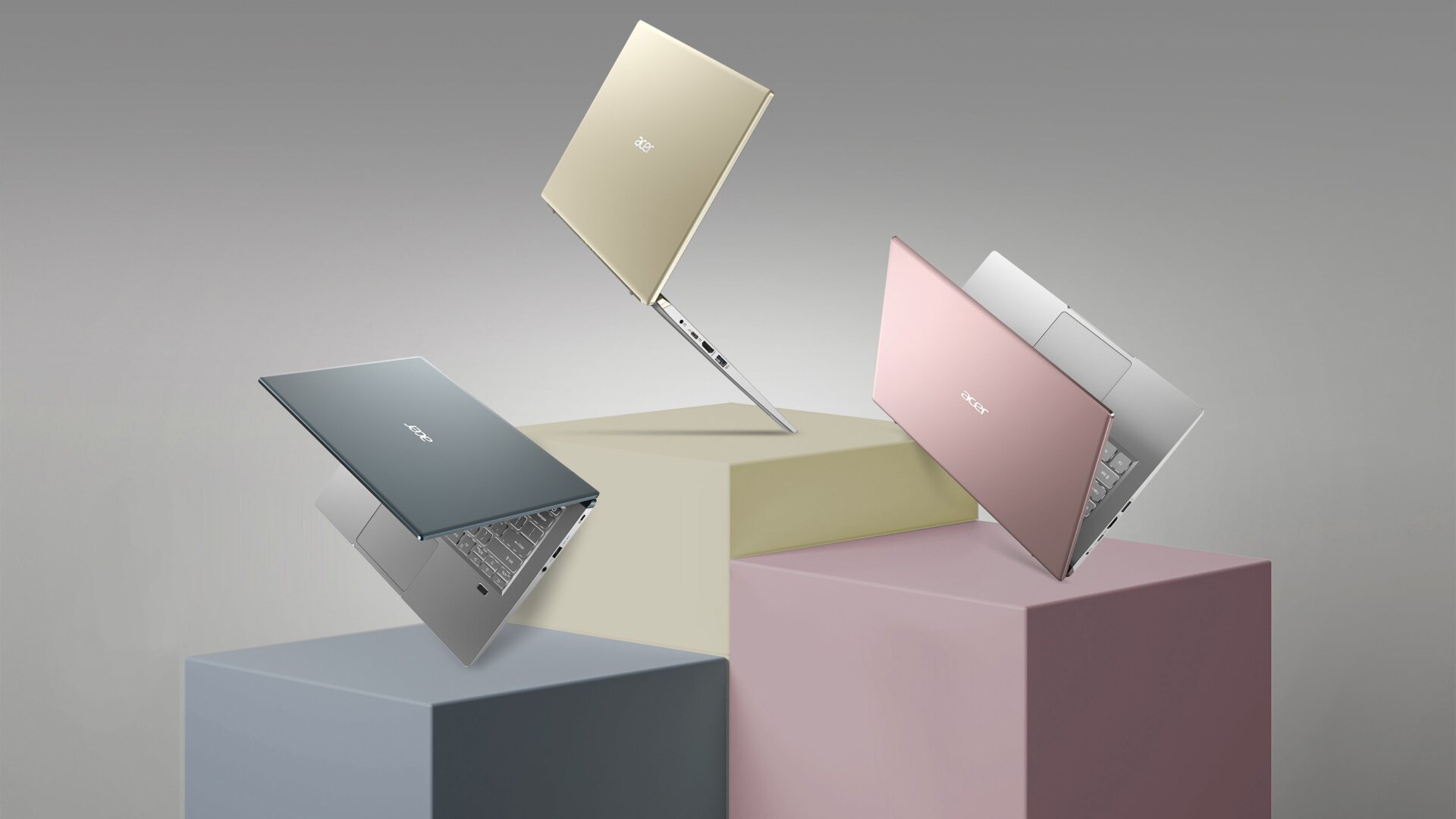 The Swift X is a colorful laptop from Acer with an AMD Ryzen chip inside. 