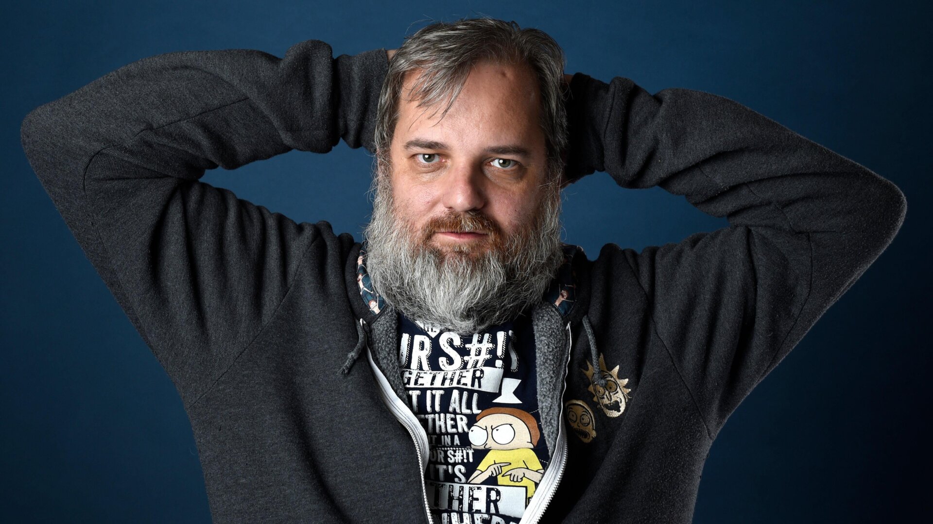 File photo of Dan Harmon, co-creator of Rick  and Morty, in San Diego, California on July 21,  2017.