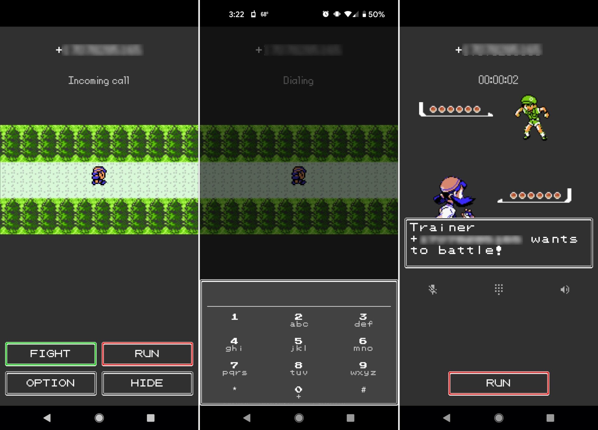 PokeDialer works like any Dialer app. You can answer and decline calls and dial numbers.