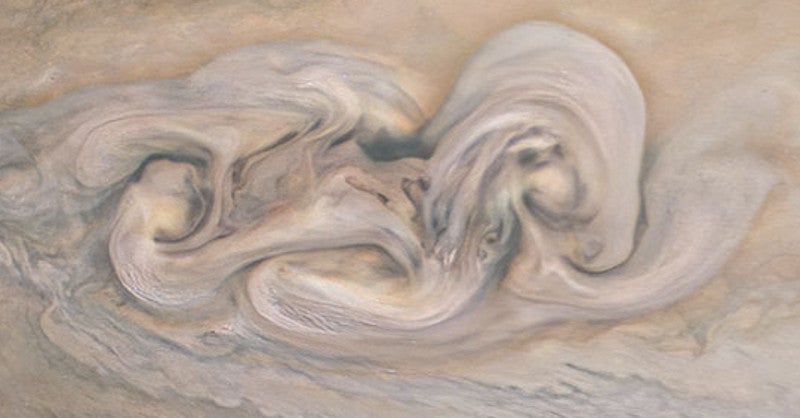 A zoomed-in view of the feature as it appeared on April 15, 2021.