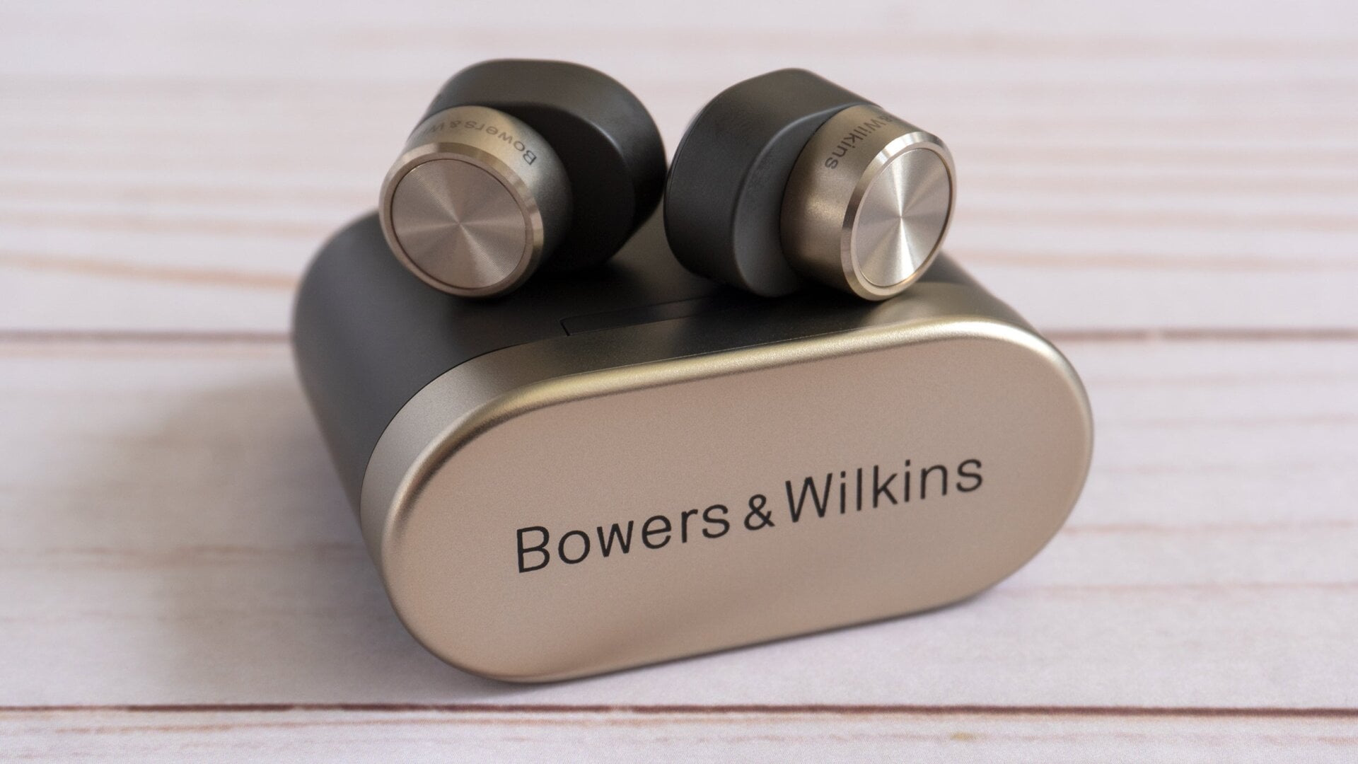 If I were headed to a wedding and wanted to look classy, the Bowers & Wilkins PI7s would be the wireless earbuds I’d reach for. (Oh, come on, NO ONE wants to listen to all those speeches at the reception.)