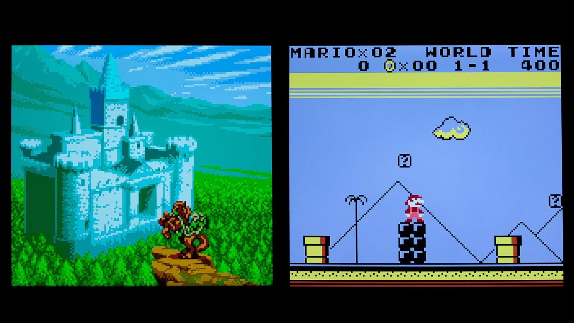 Game Boy and Game Boy Color games look great when played on a 4K TV through the Retron Sq, but there’s no upscaling or interpolation so games will look extra pixelated.
