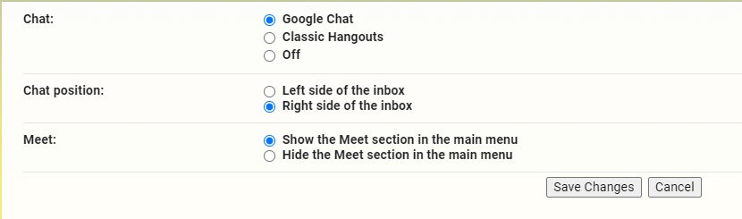 You can manually turn on Google Chat from the Gmail settings.
