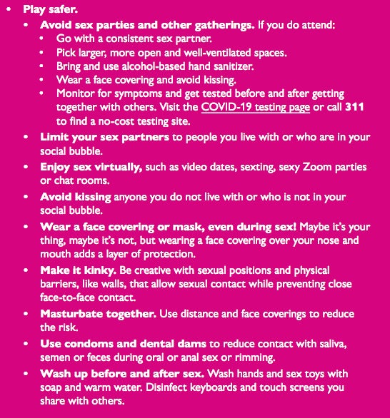 Guidelines for unvaccinated New Yorkers.