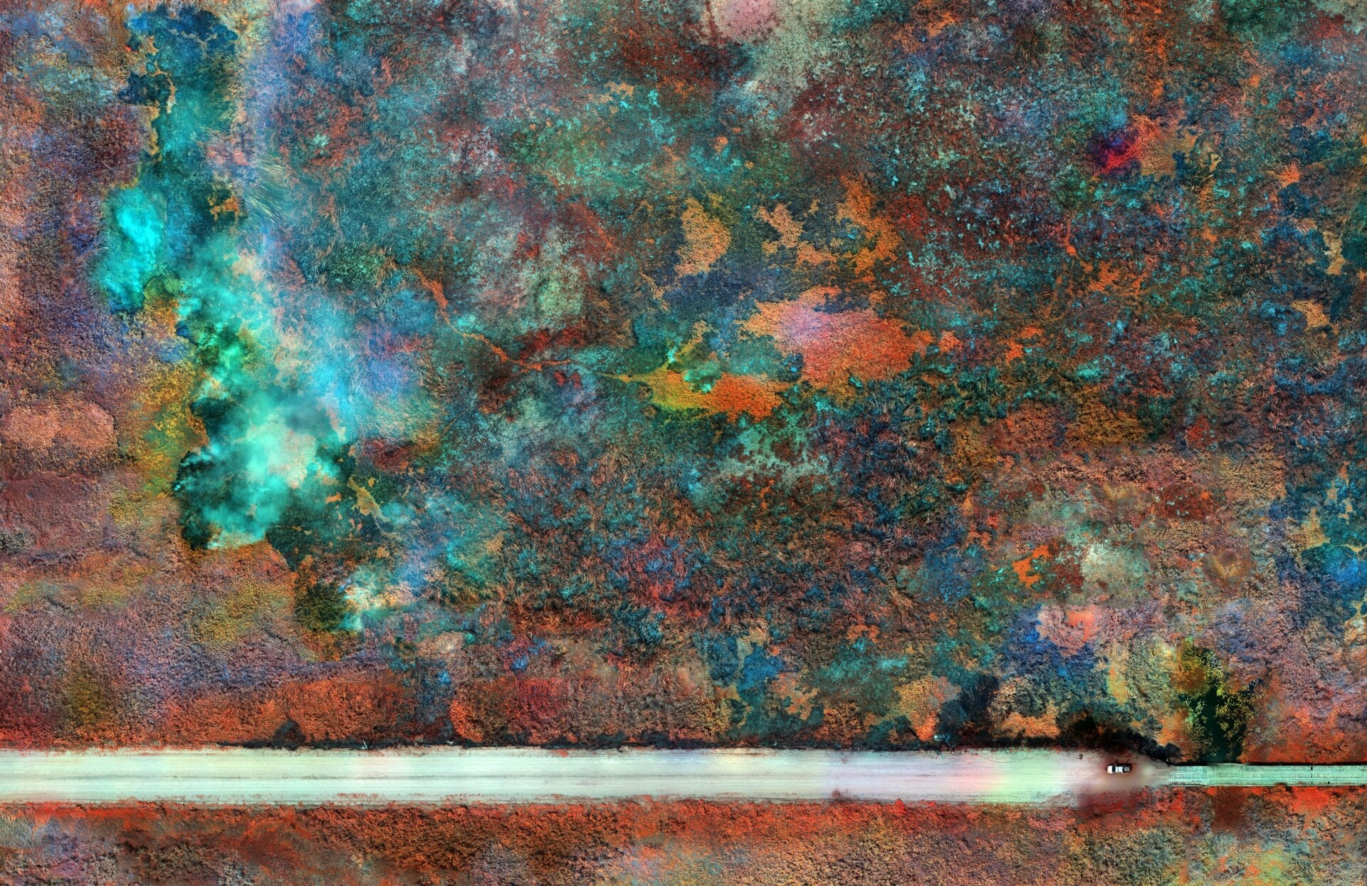 Subterranean Fire, Pantanal by Richard Mosse. 2020.