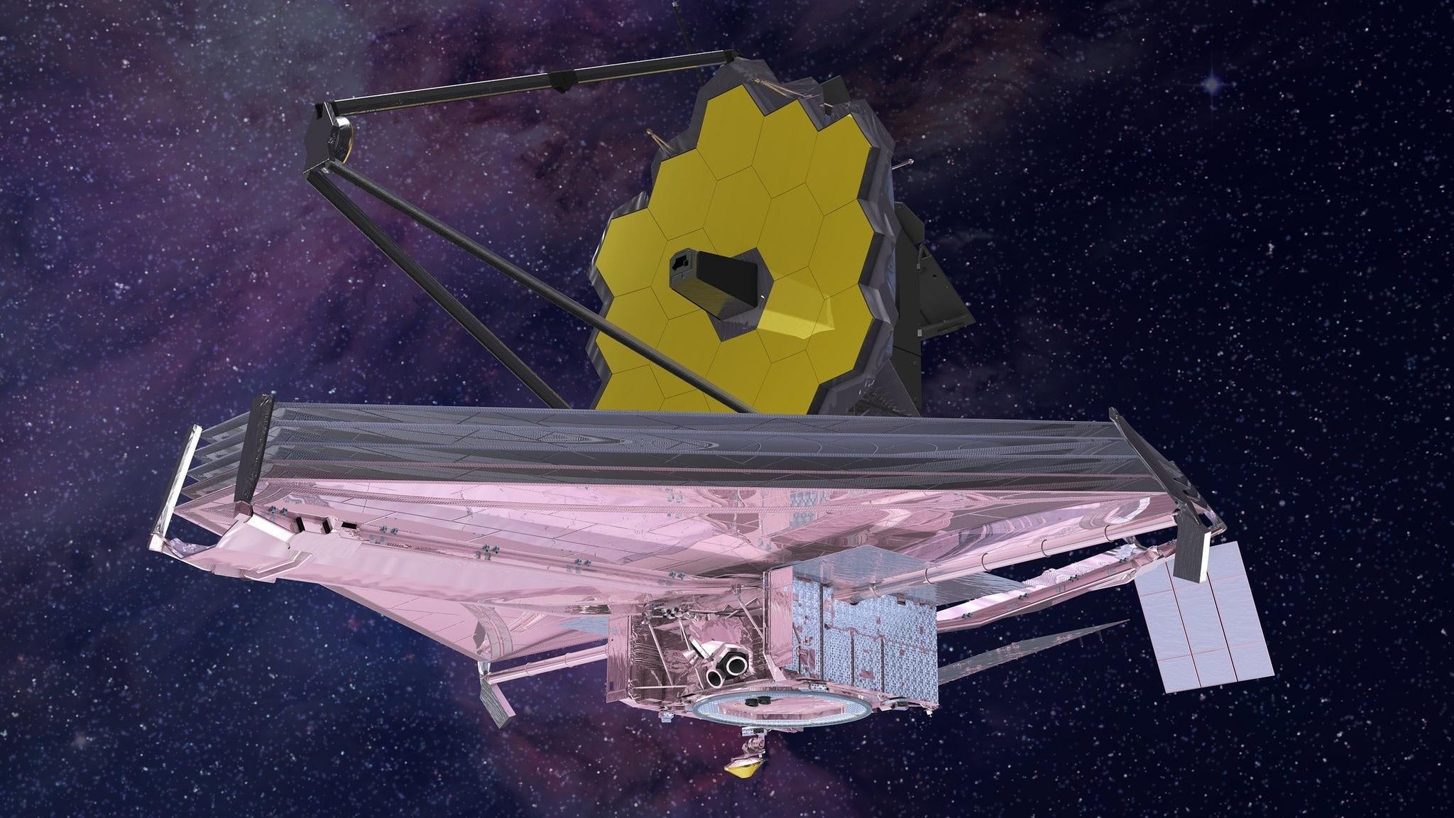 Artist’s conception of the James Webb Space Telescope.