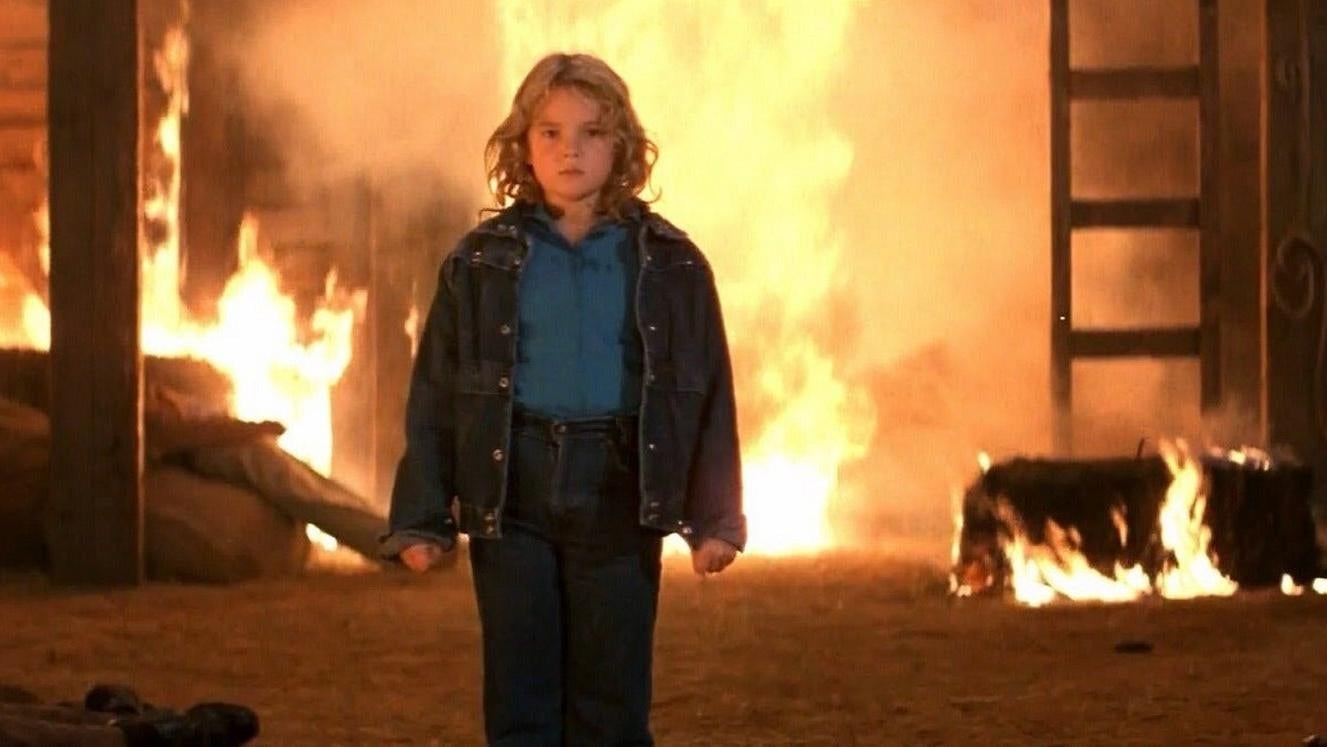 Drew Barrymore in the original 1984 Firestarter.