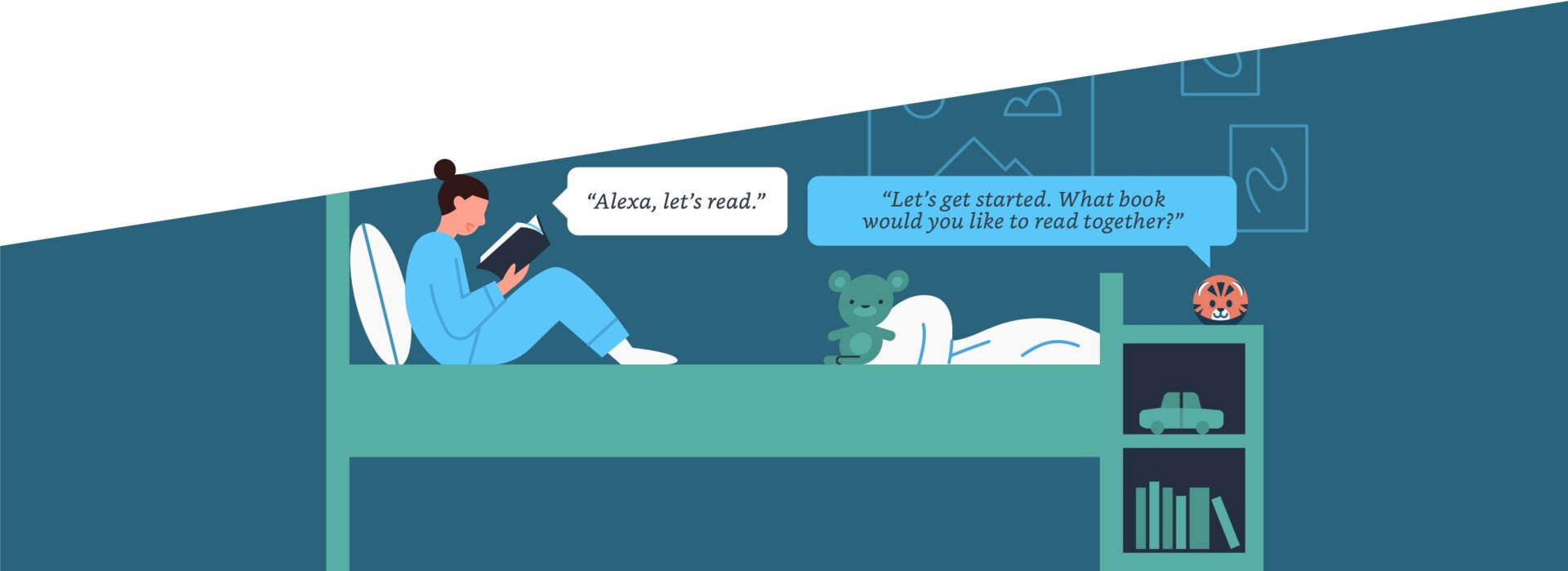 Reading Sidekick will be as easy to engage as, “Alexa, let’s read.” 