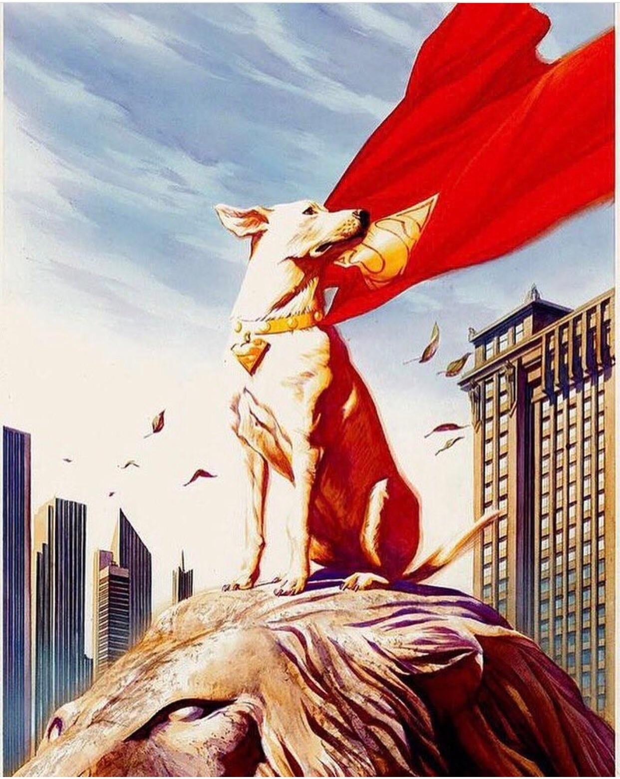 Krypto by artist Alex Ross.