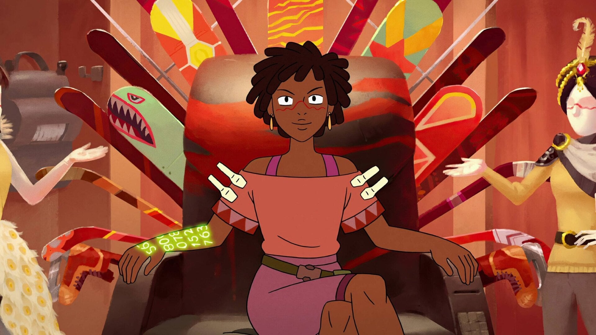 Grace upon her throne.