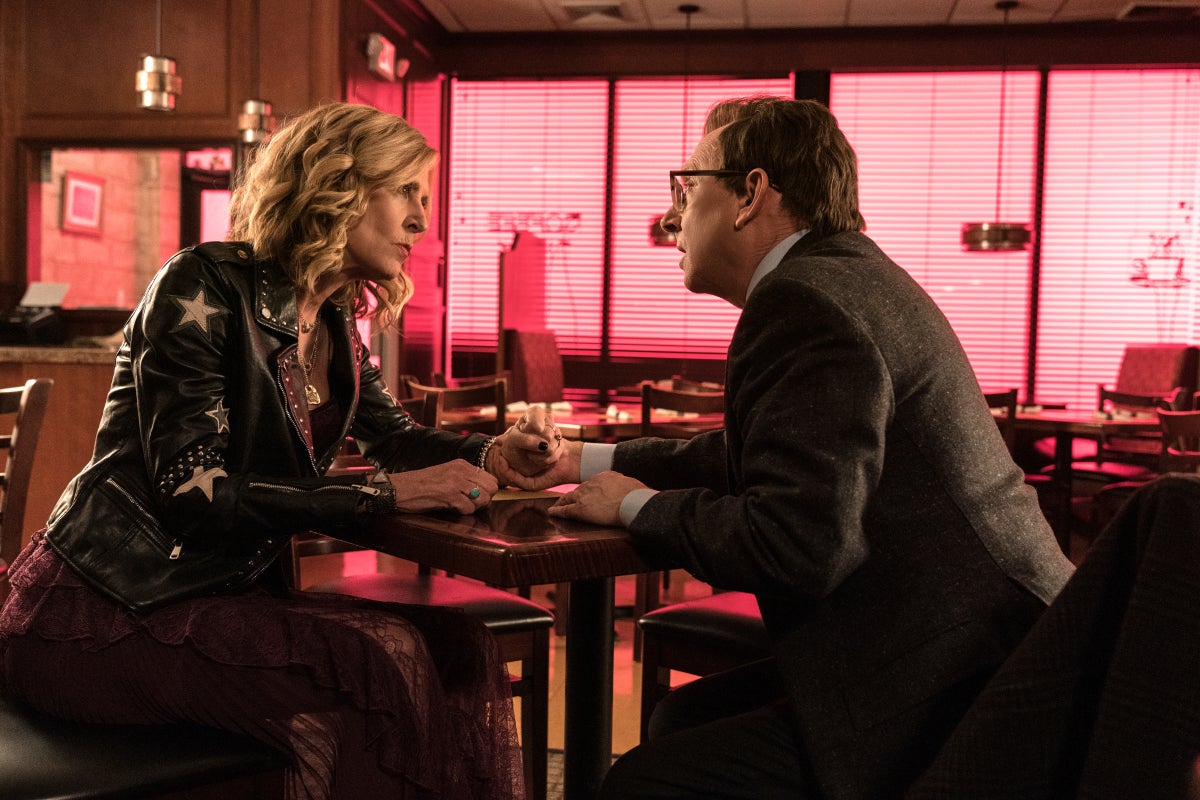 Christine Lahti and Michael Emerson play an engaged couple that nobody is rooting for.
