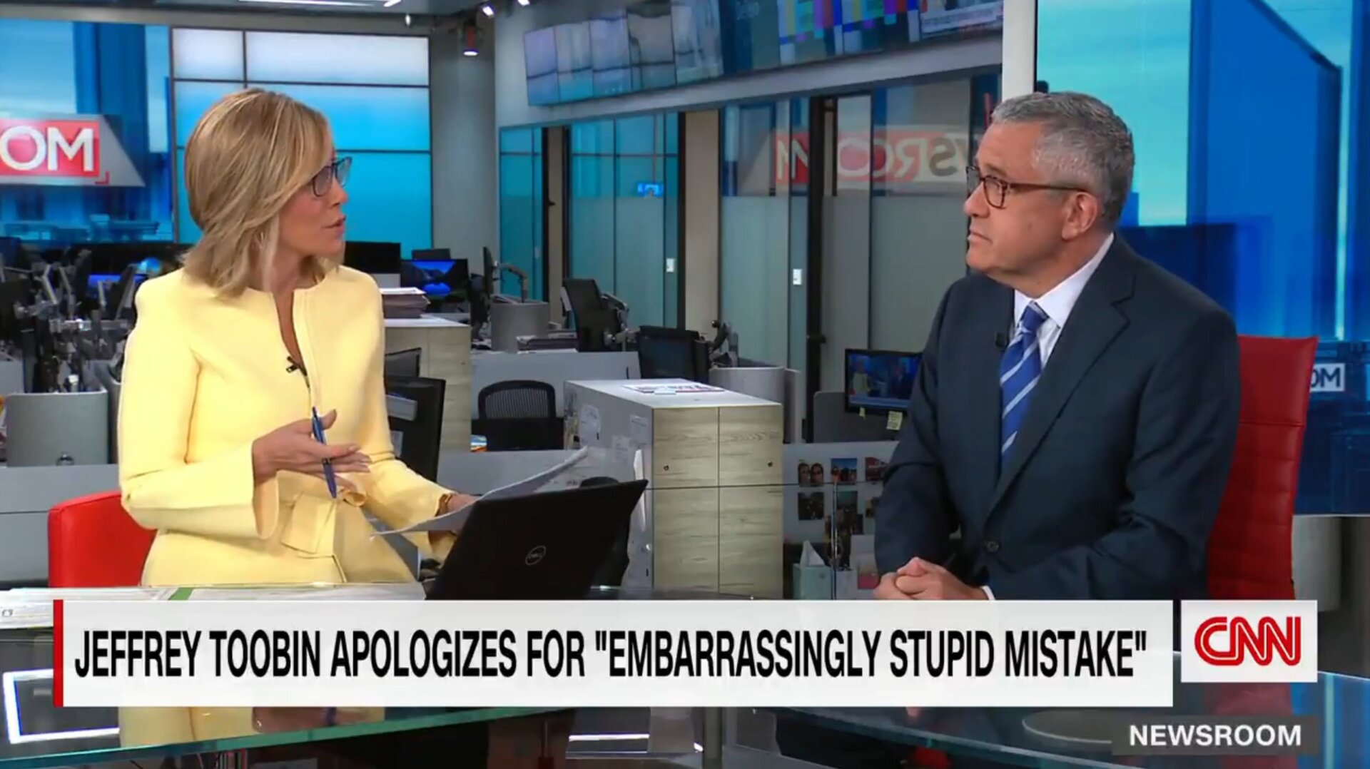 Jeffrey Toobin explains the “Zoom dick” incident of October 2020 on CNN in June 2021.