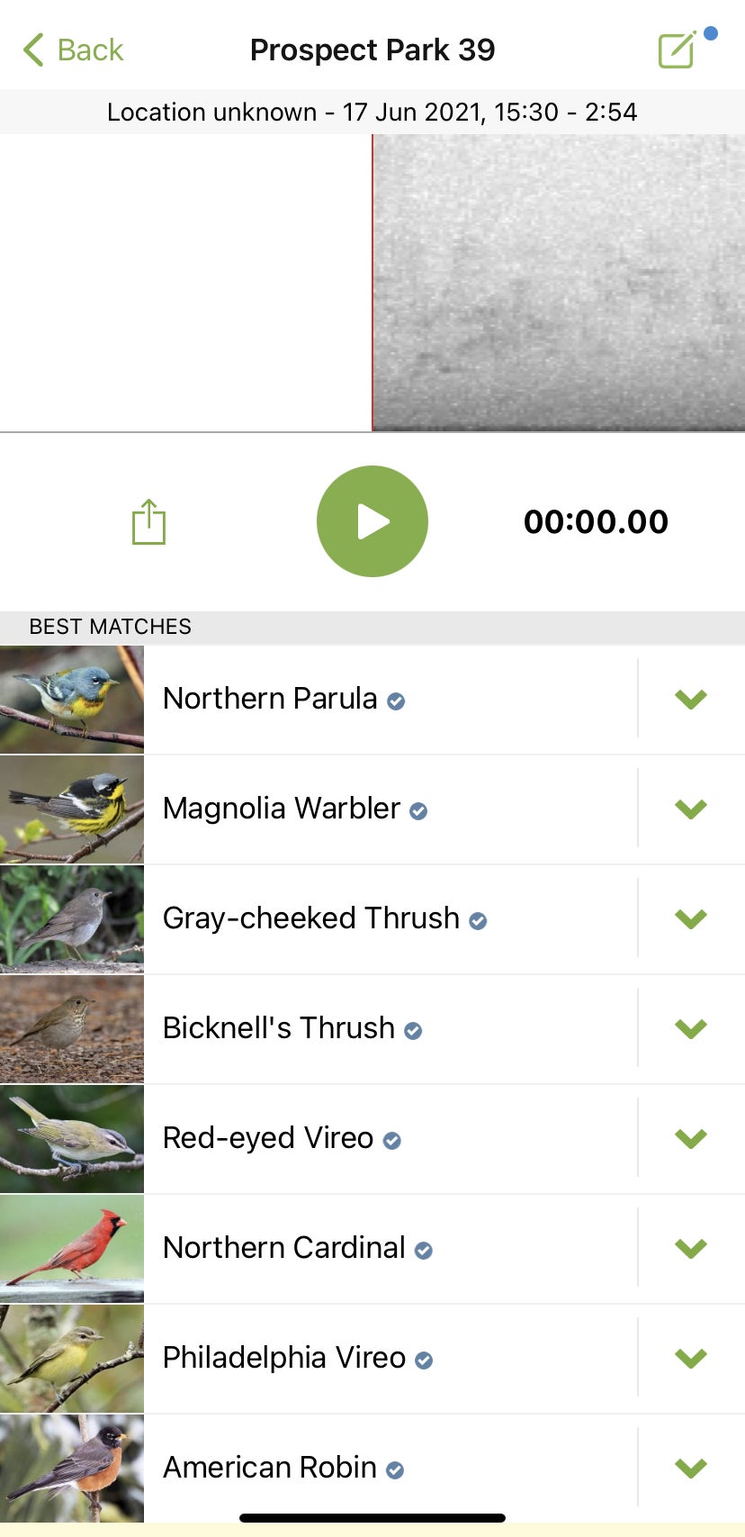 Screenshot: Merlin Bird ID/Ryan F. Mandelbaum
