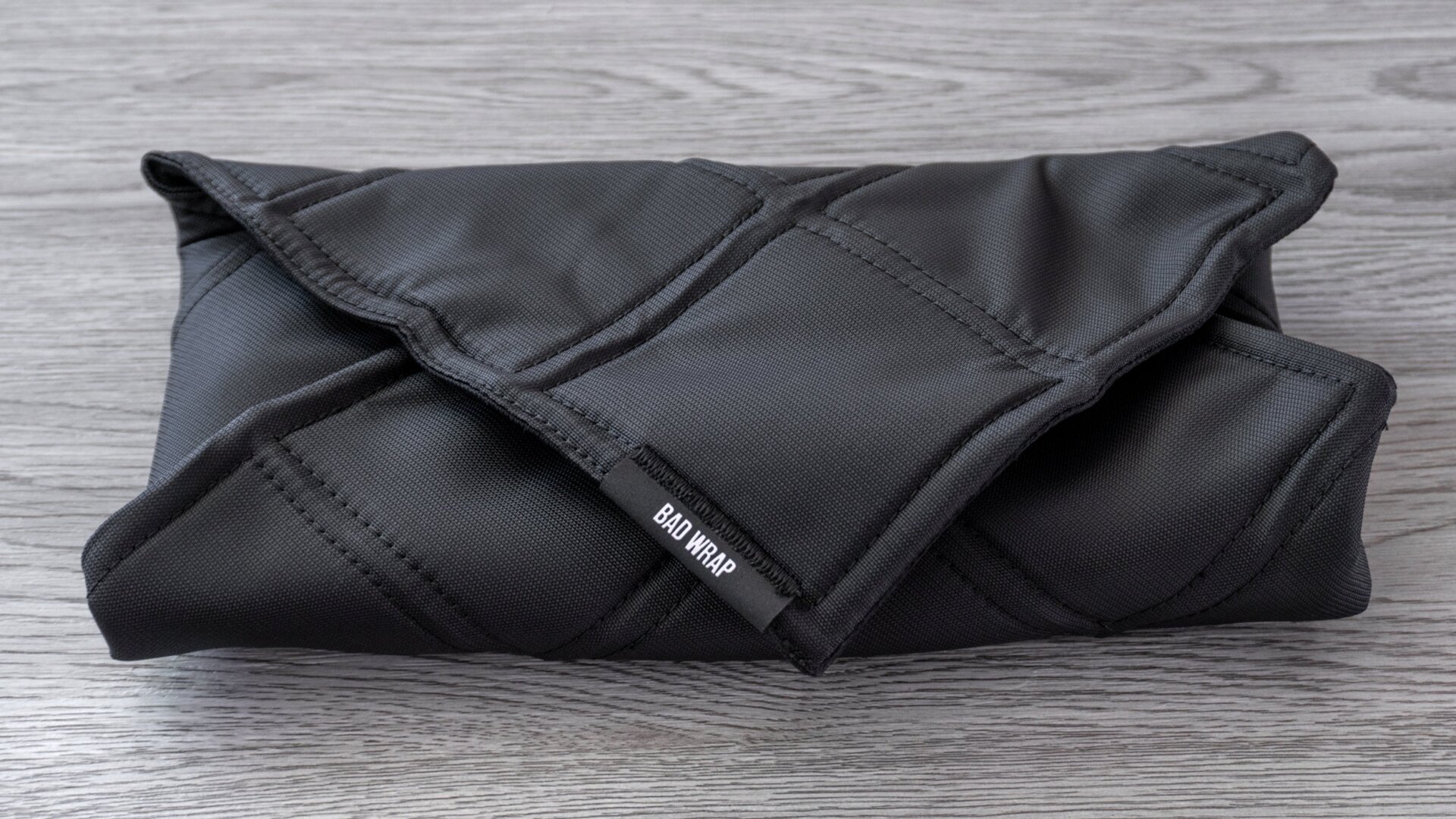 The outside layer of the BAD Wraps is made from a durable material that should shrug off moisture, but the wraps don’t create a watertight seal around whatever’s inside.