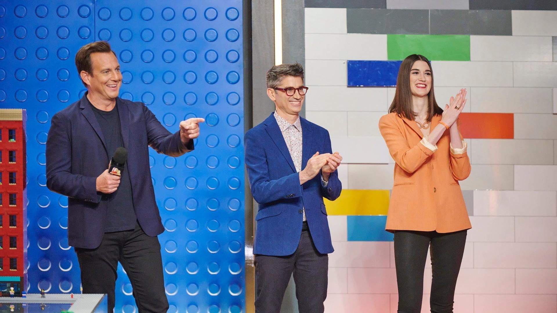  Berard and Corbett with host Will Arnett.