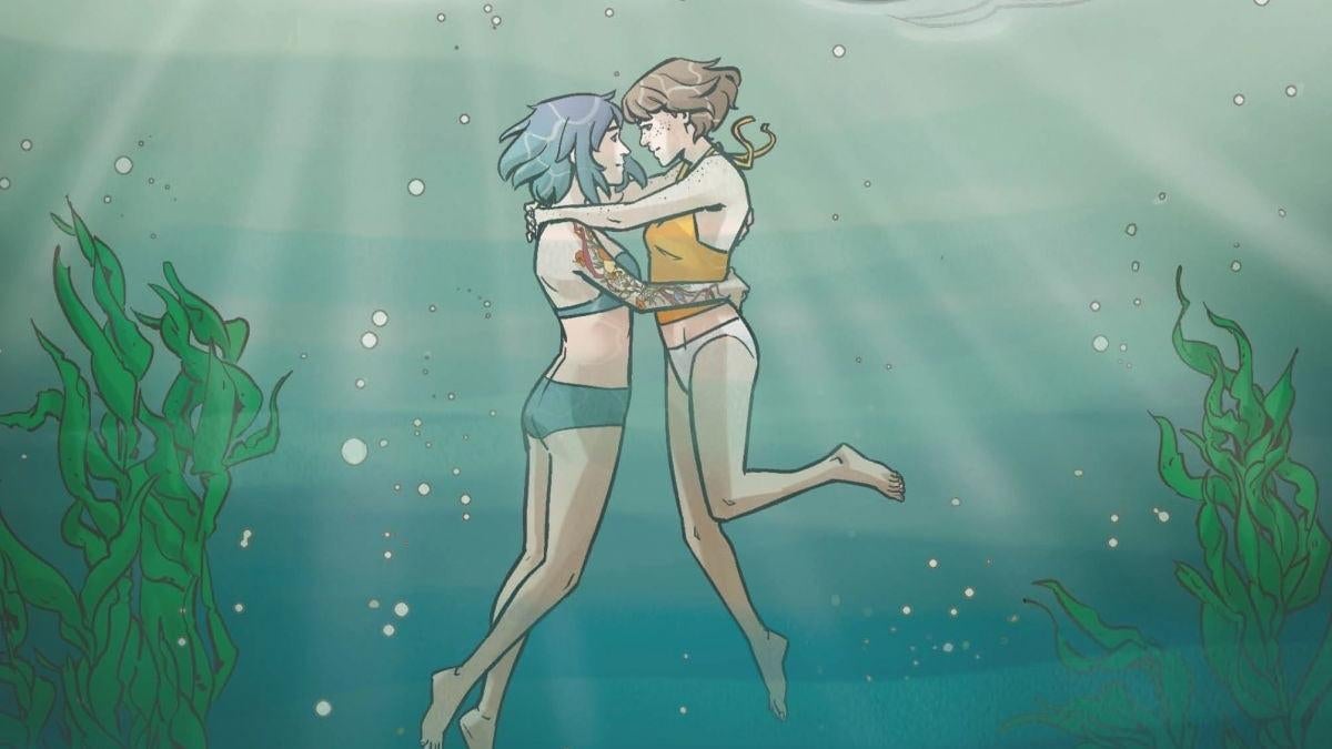 Part of a variant cover by series artist Claudia Leonardi.