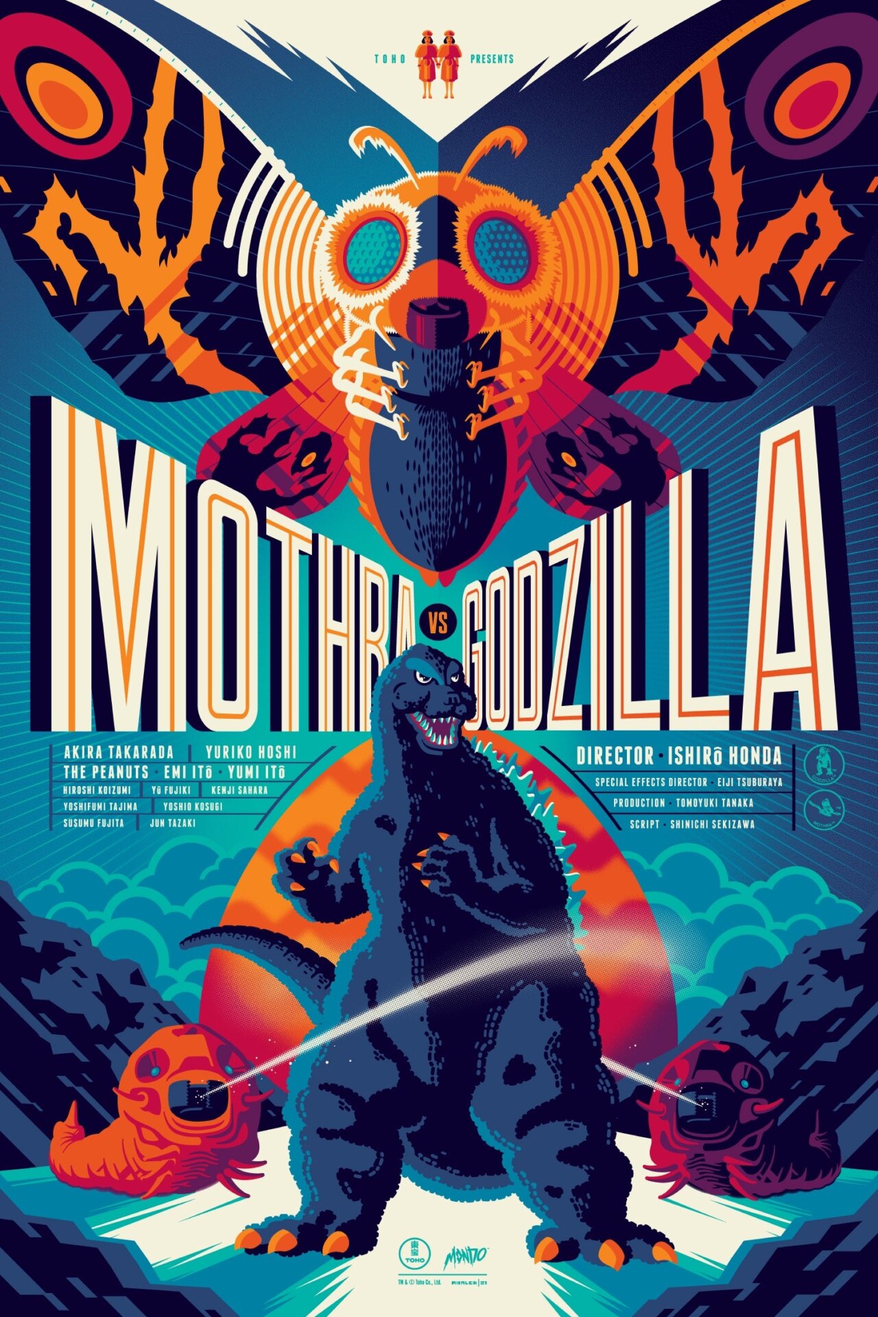 Mothra vs. Godzilla by Tom Whalen (Regular)