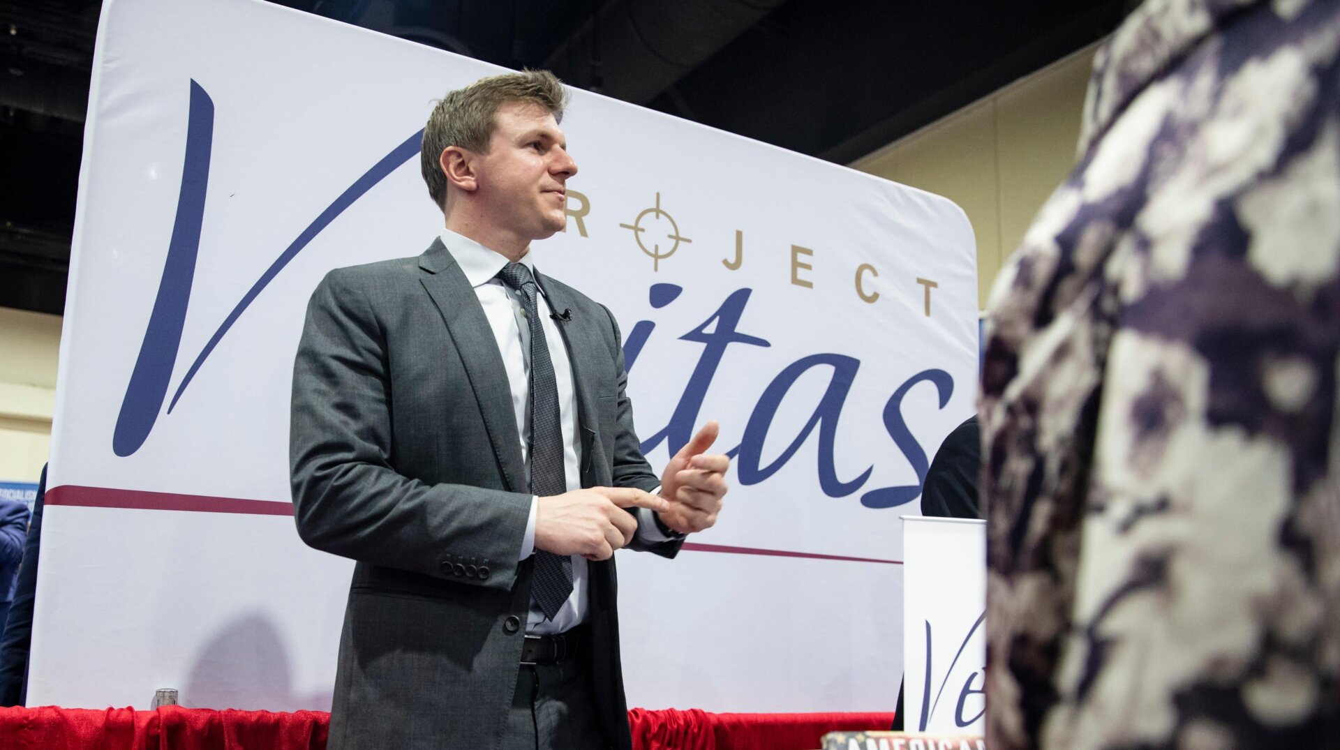 Project Veritas founder James O’Keefe at Conservative Political Action Conference (CPAC) 2020.