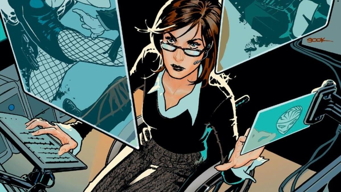 Barbara Gordon, aka Oracle, helps out her teammates on the Birds of Prey.