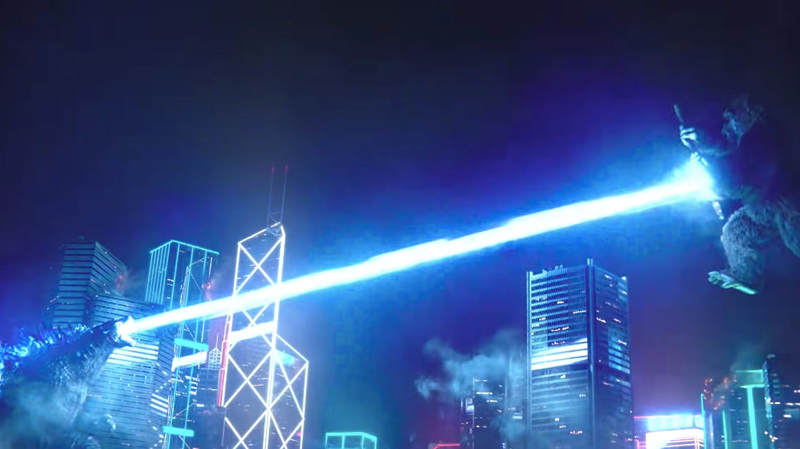 Godzilla and King Kong two enemies who become friends over time.