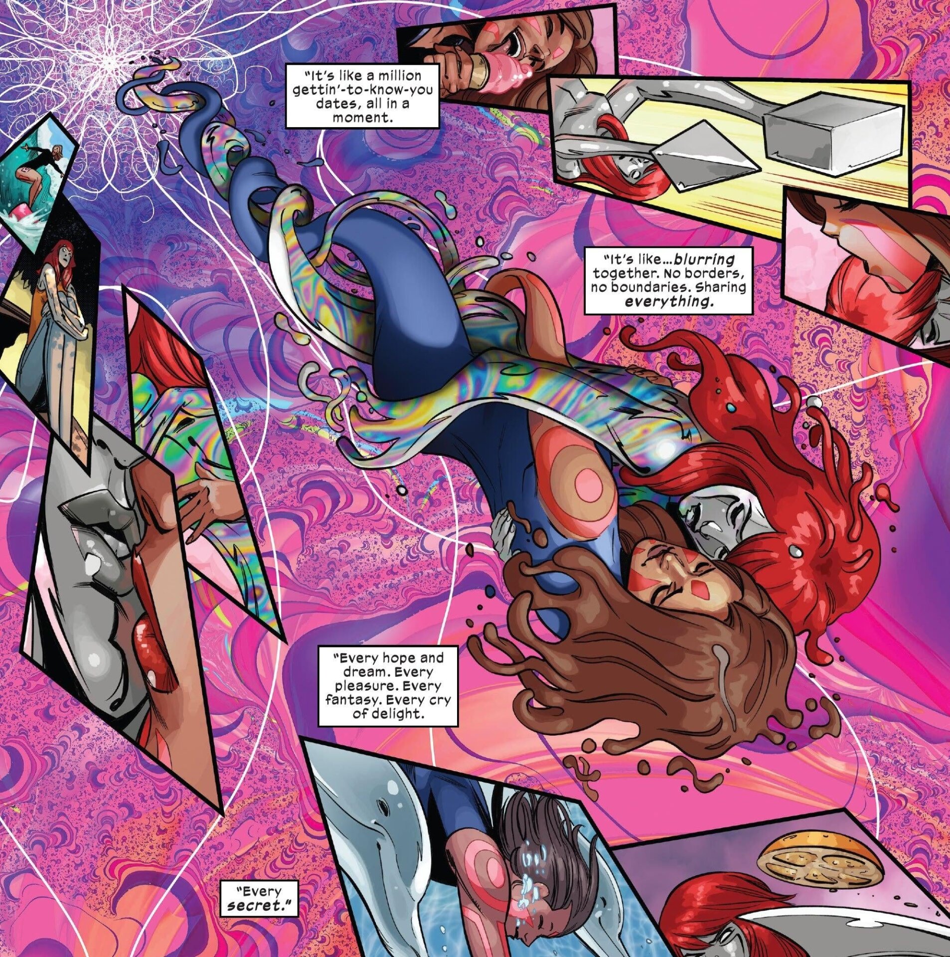 Mercury and Loa getting to know one another with David Haller’s help.