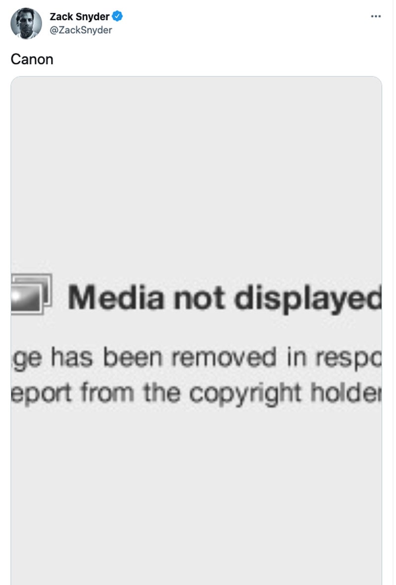 ... and Snyder’s tweet as of today, June 24.