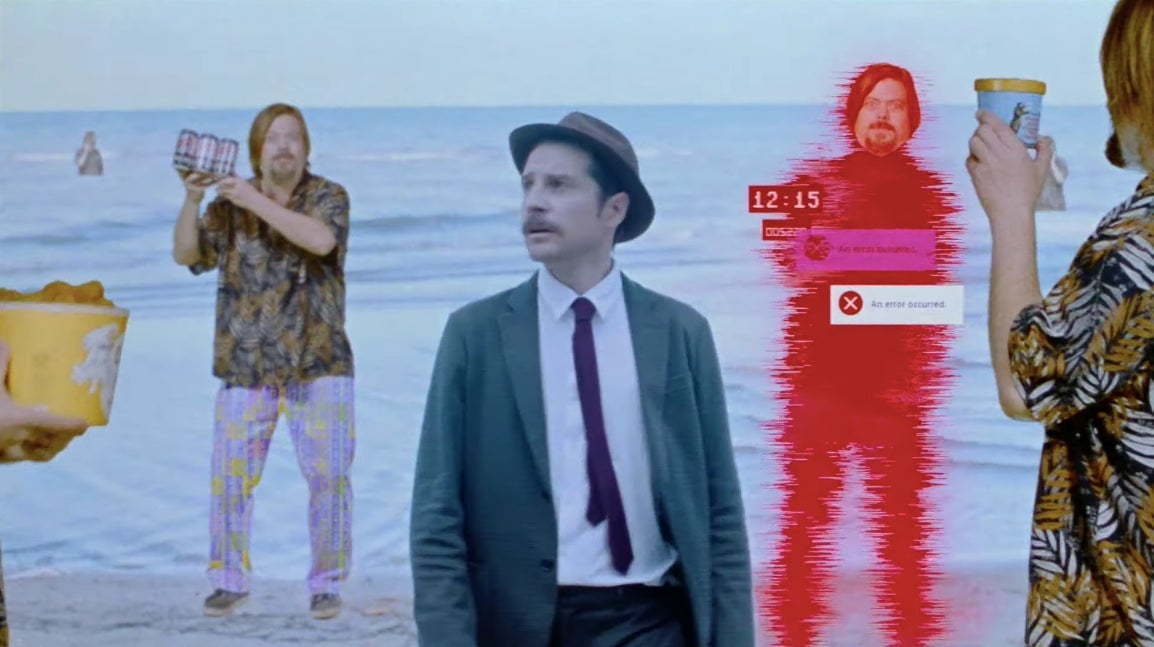 James Preble being haunted by ads featuring his friend Buddy.