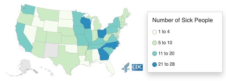 Screenshot: Gizmodo/CDC