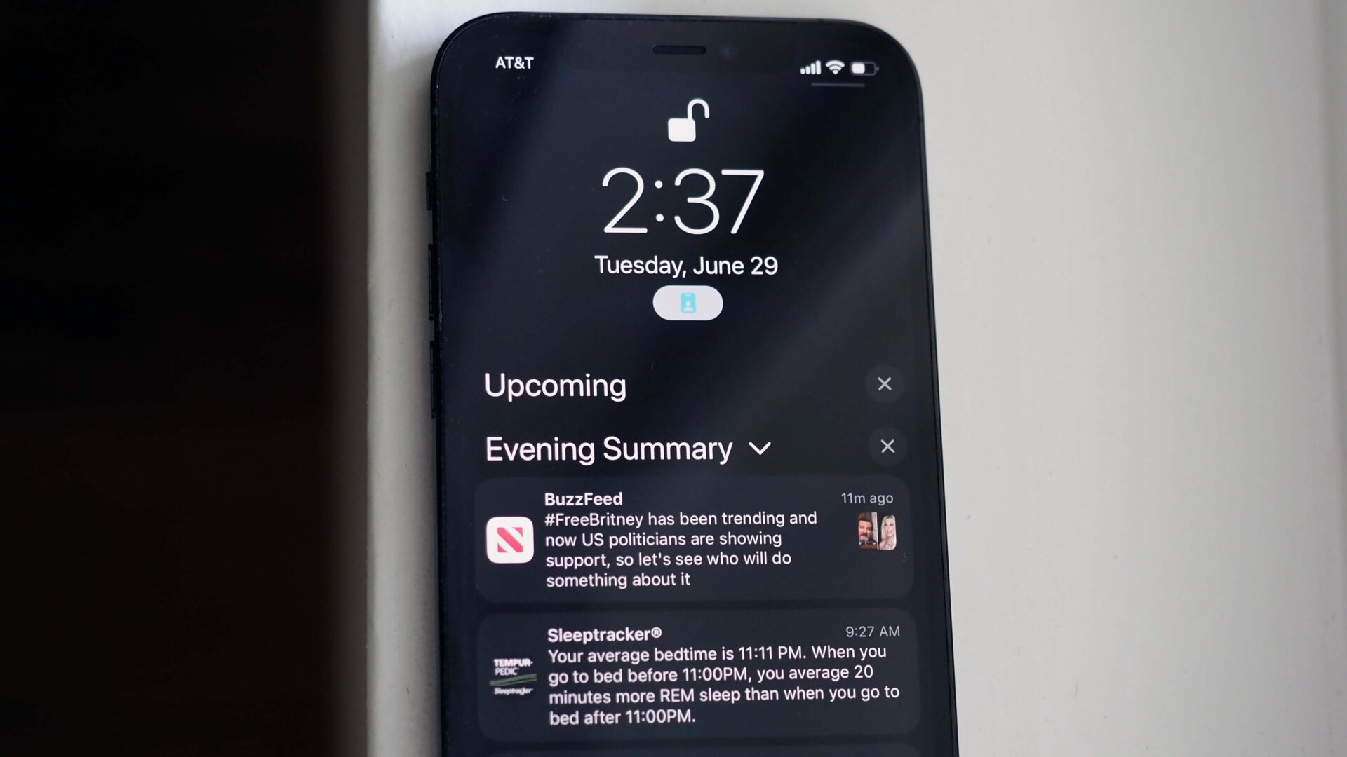 My Notification Summary bundles alerts I don’t need to see right away.