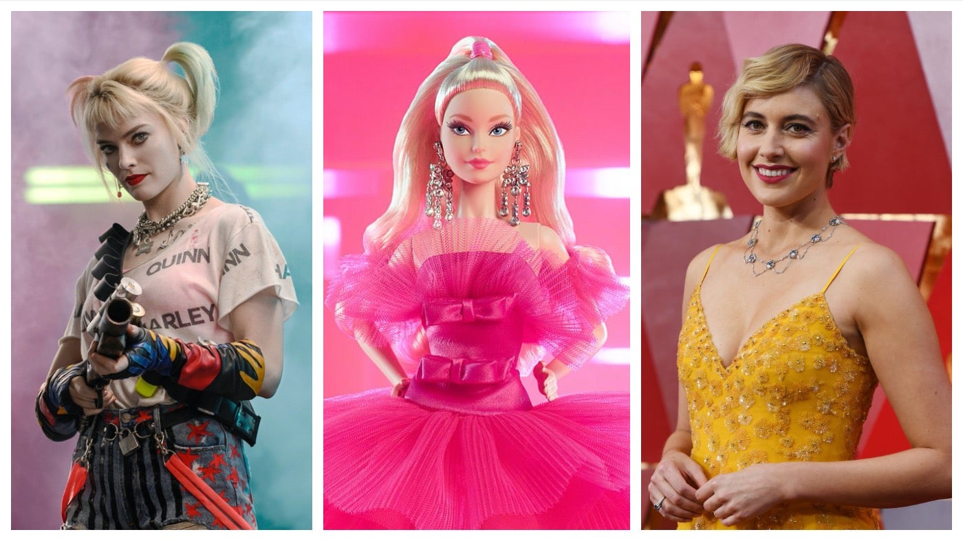 Margot Robbie (left) will star in a Barbie movie, written and directed by Greta Gerwig (right).