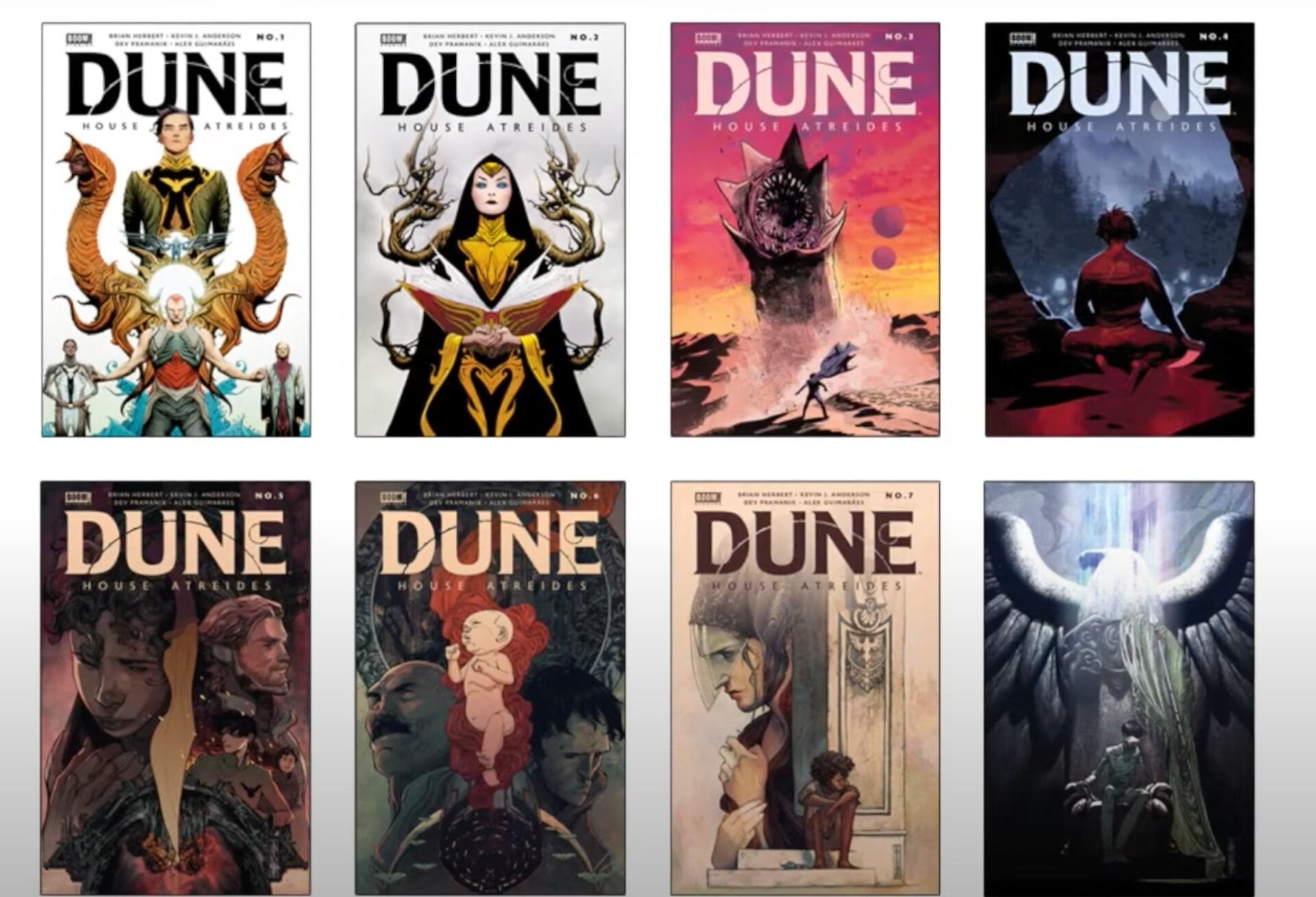 Dune: House Atreides variant covers