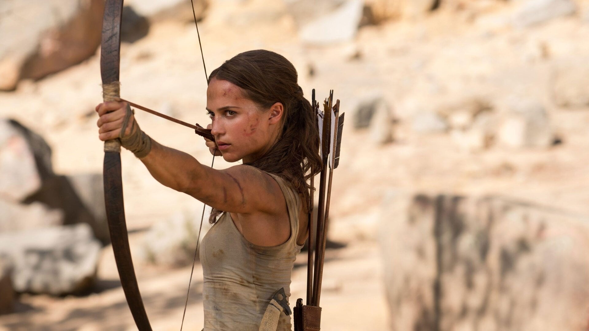 Alicia Vikander in Tomb Raider
