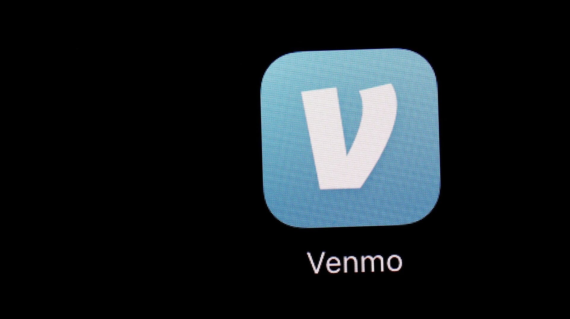 The Venmo logo as shown on a smartphone screen in March 2018.