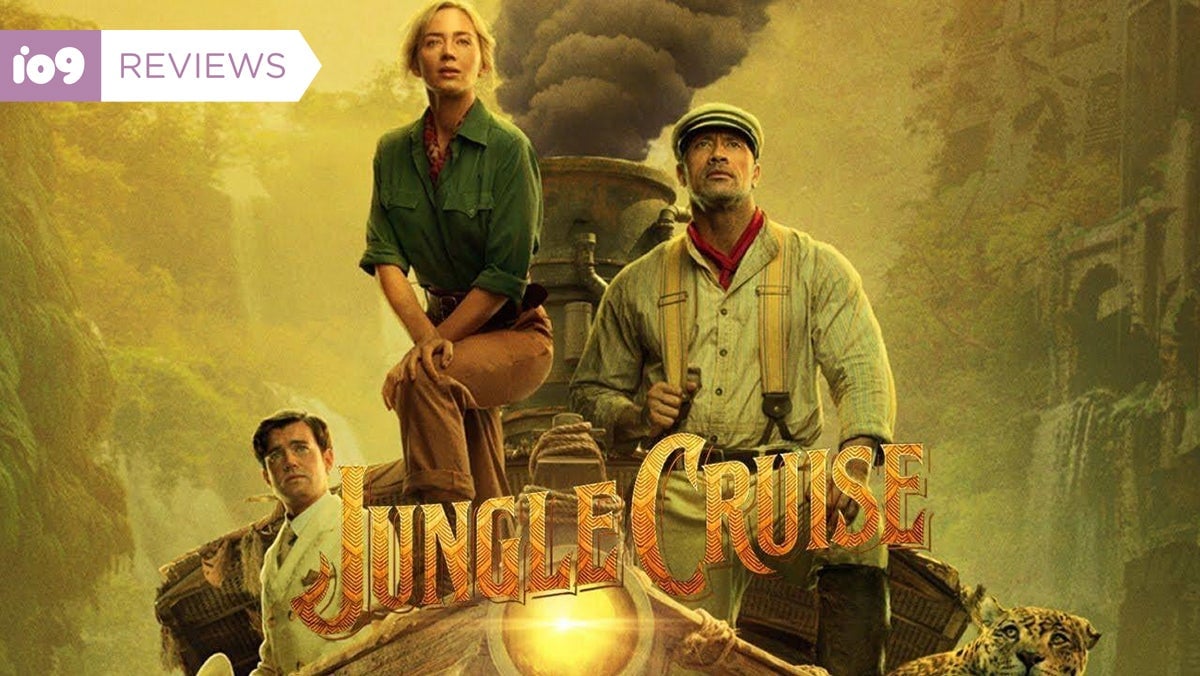 Jack Whitehall, Emily Blunt, and Dwayne Johnson are all aboard the Jungle Cruise.