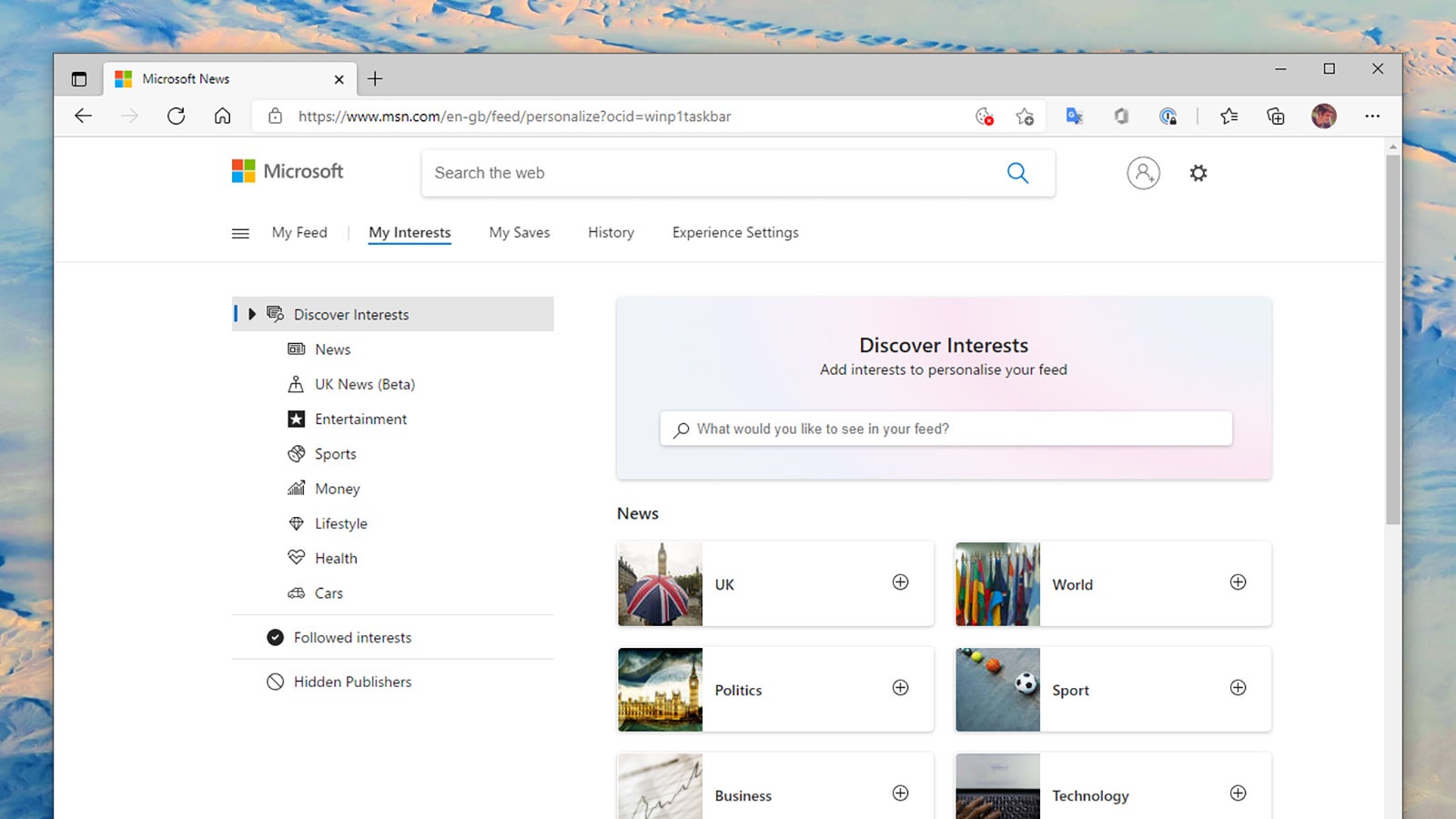 Screenshot: Windows 10
