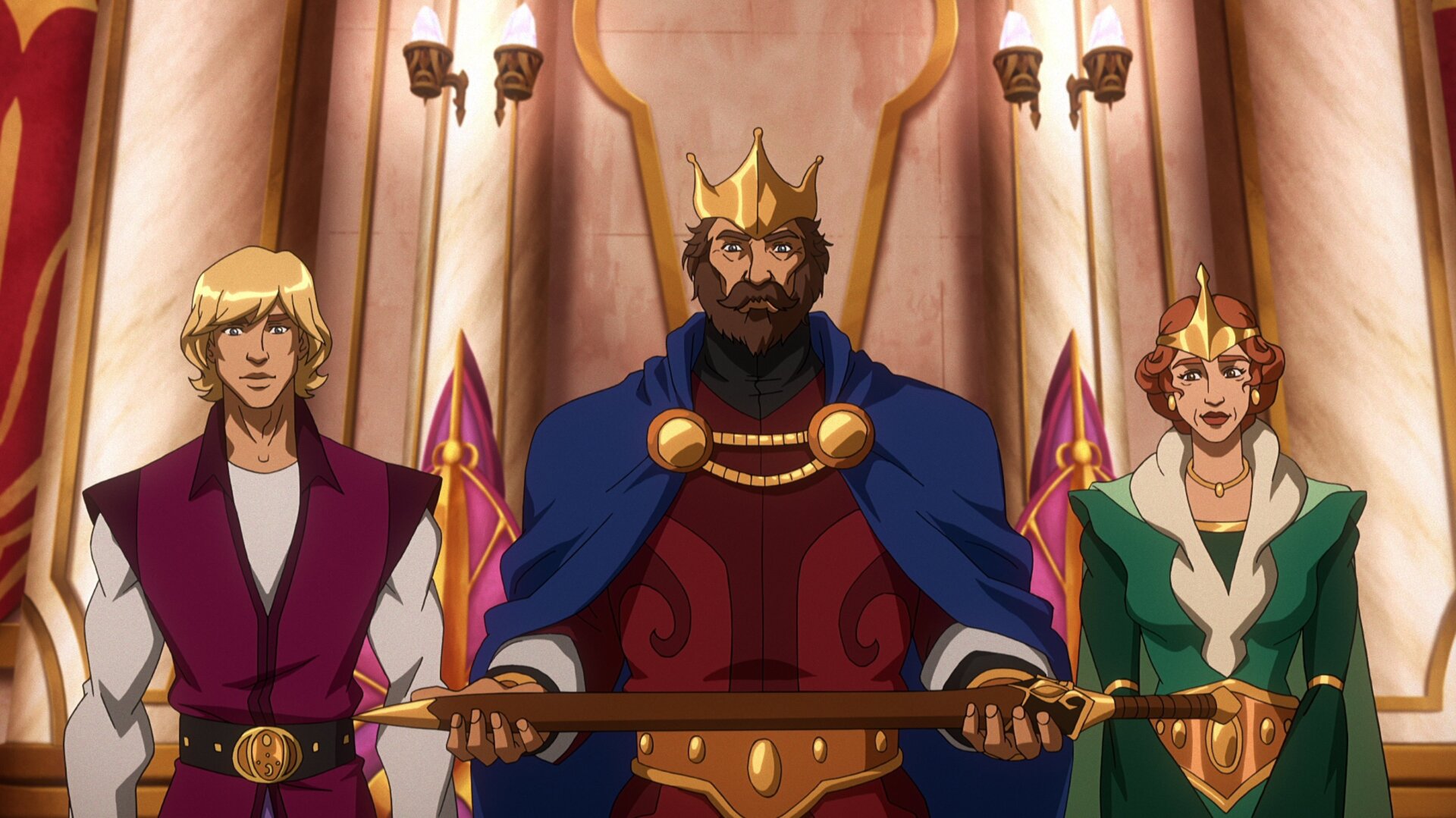 Prince Adam, King Randor, and Queen Marlena, just as you remember them... for a while, anyway.