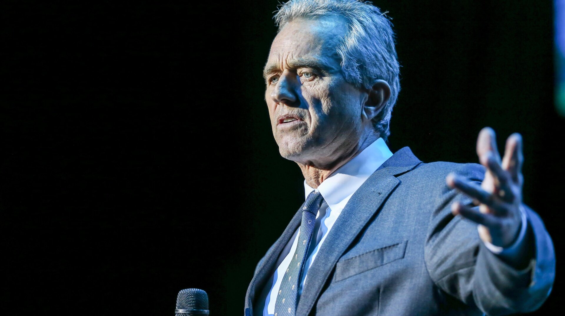 Robert F. Kennedy Jr. speaking at “Keep It Clean” To Benefit Waterkeeper Alliance at Avalon in Hollywood, California, in April 2017.