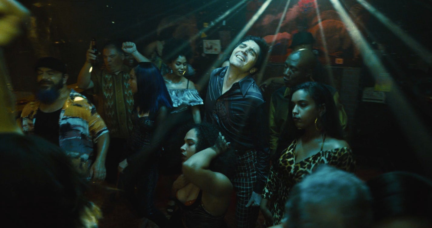 Polka-Dot Man at the club.