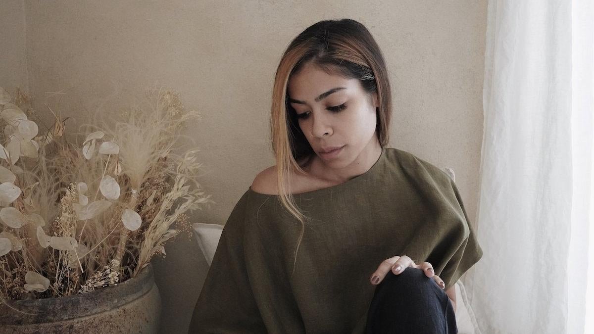 Two Days Off’s Olivia top, made of linen.