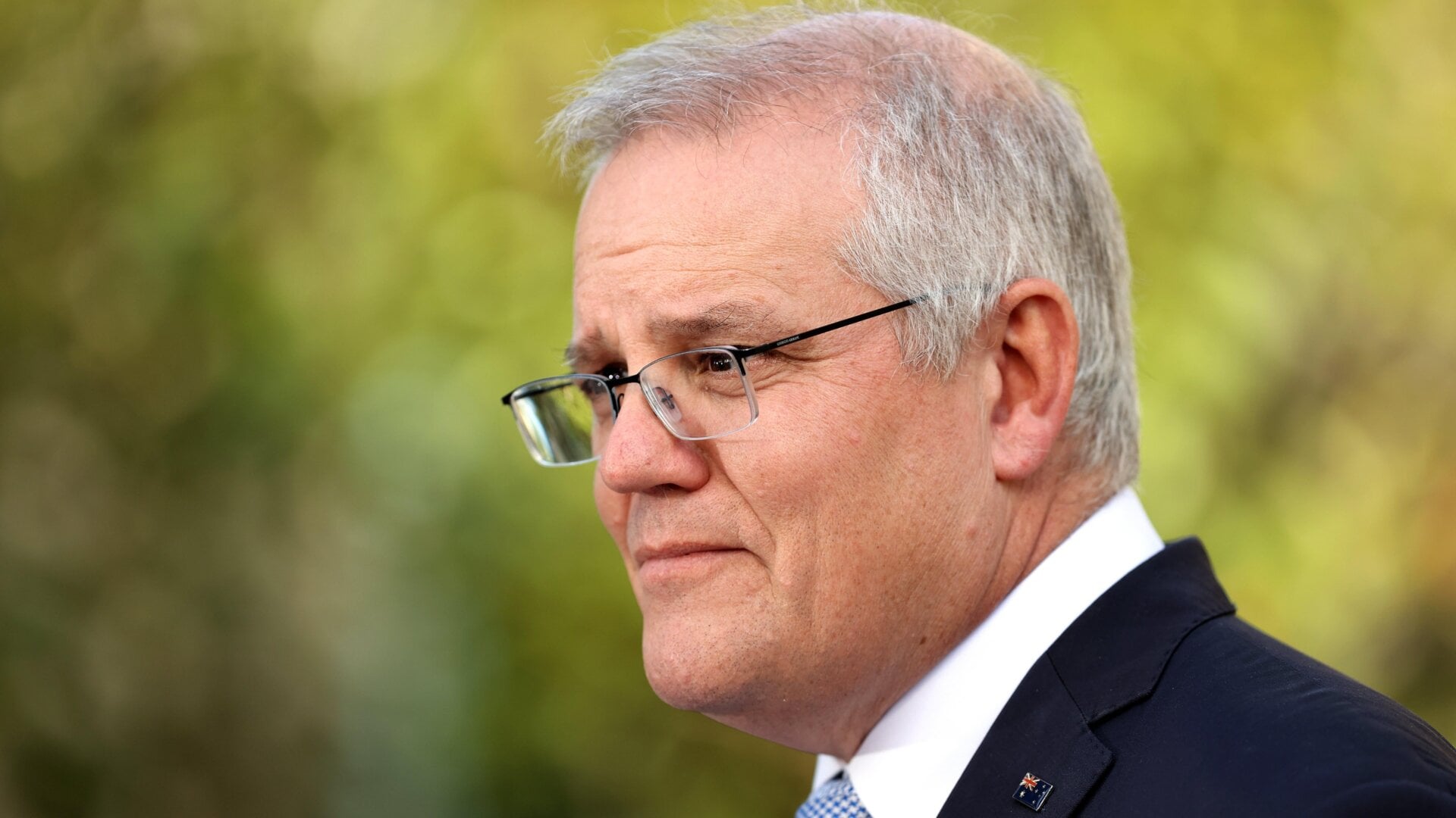 Australian Prime Minister Scott Morrison at Kirribilli House on July 8, 2021 in Sydney, Australia.
