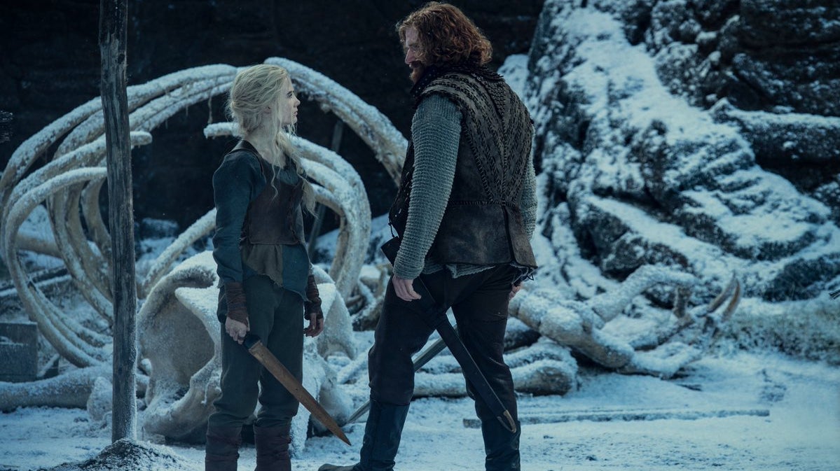 Ciri trains in the way of the Witcher.