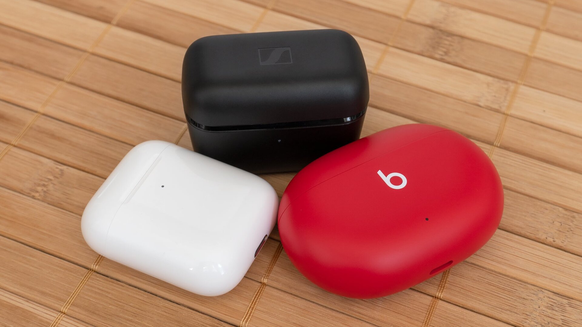 The CX True Wireless charging case isn’t the fanciest option out there, but it’s quite small and boosts the earbuds’ total battery life to 27 hours when away from a power source.