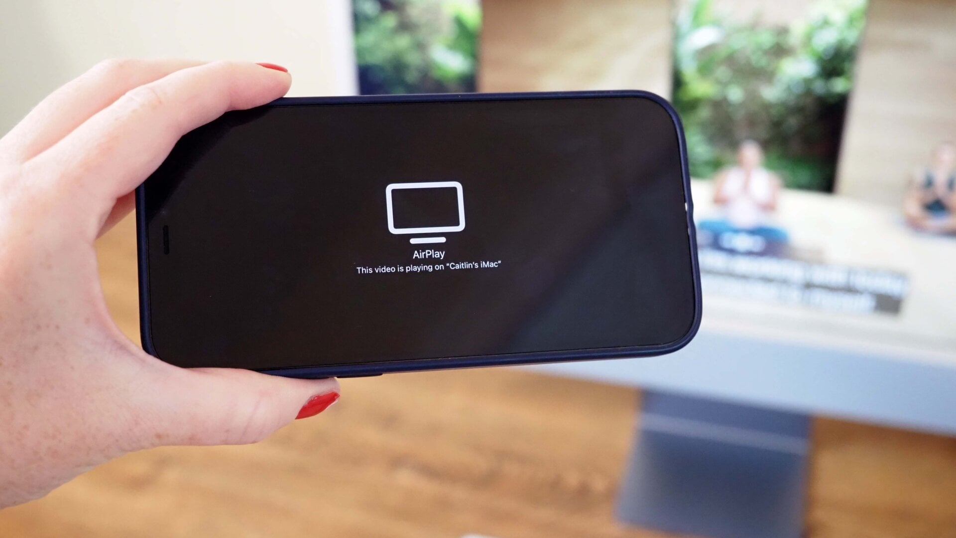 There’s no Fitness+ Mac app, but you can now AirPlay workouts from your iPhone.