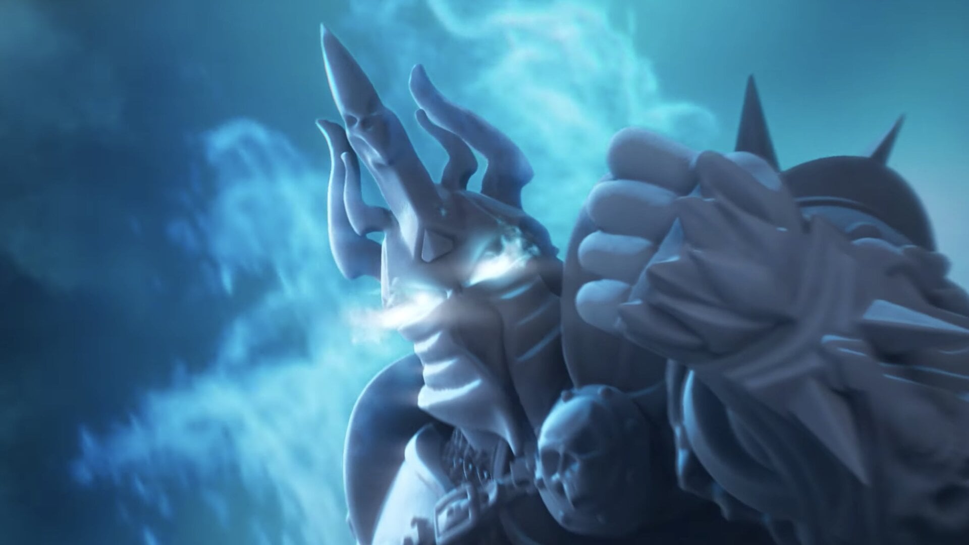 Even the Lich King is wearing a mask.