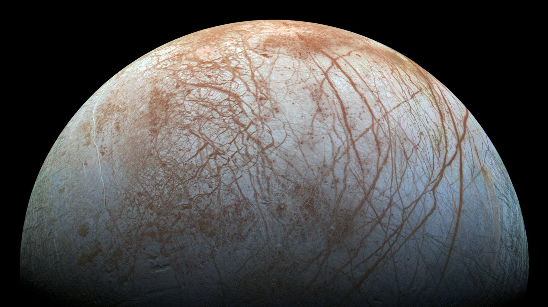 Jupiter’s icy moon Europa.