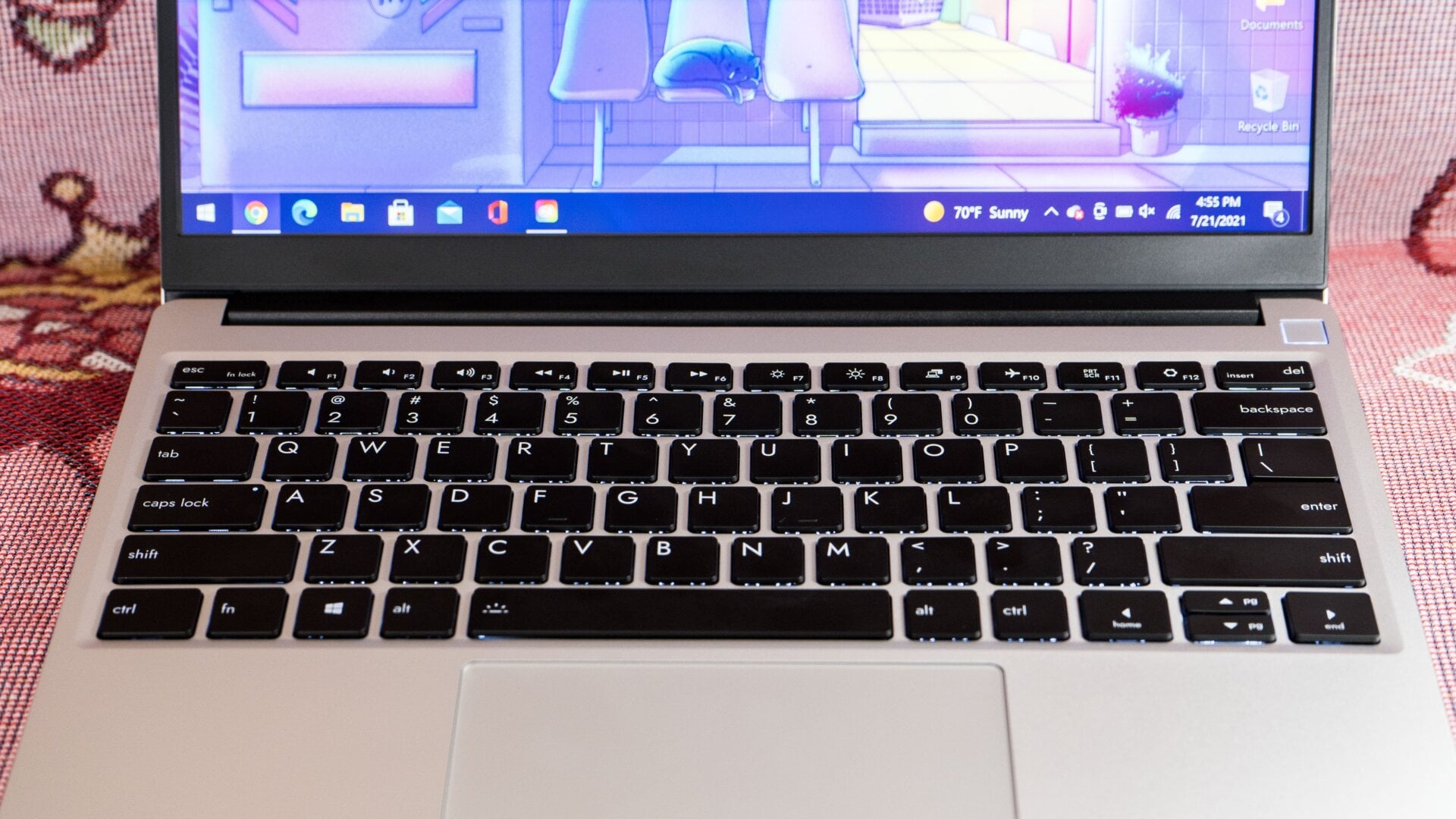 The Framework laptop is an OK performer with a very comfortable, swappable keyboard.