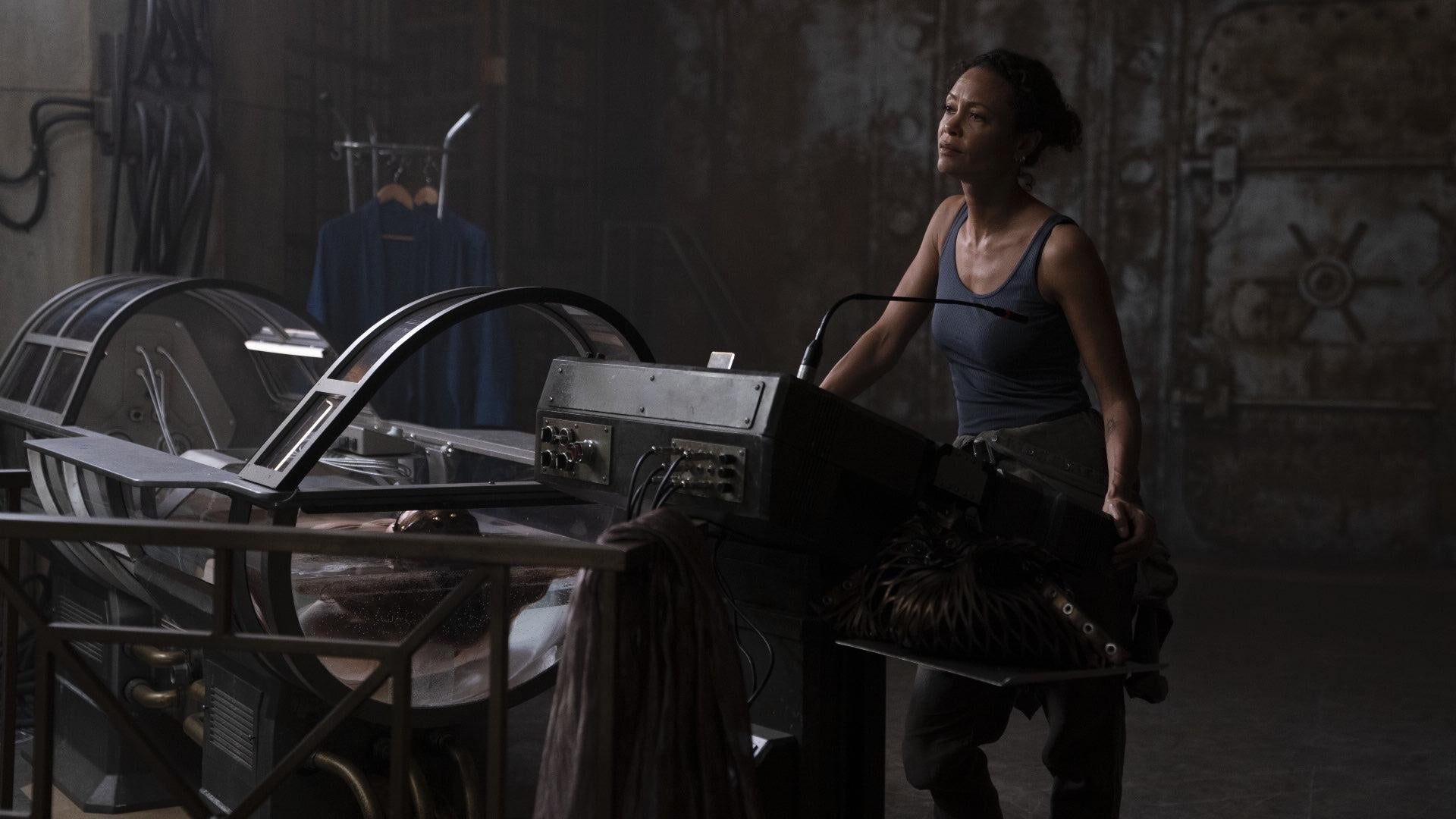 Newton at the memory machine.