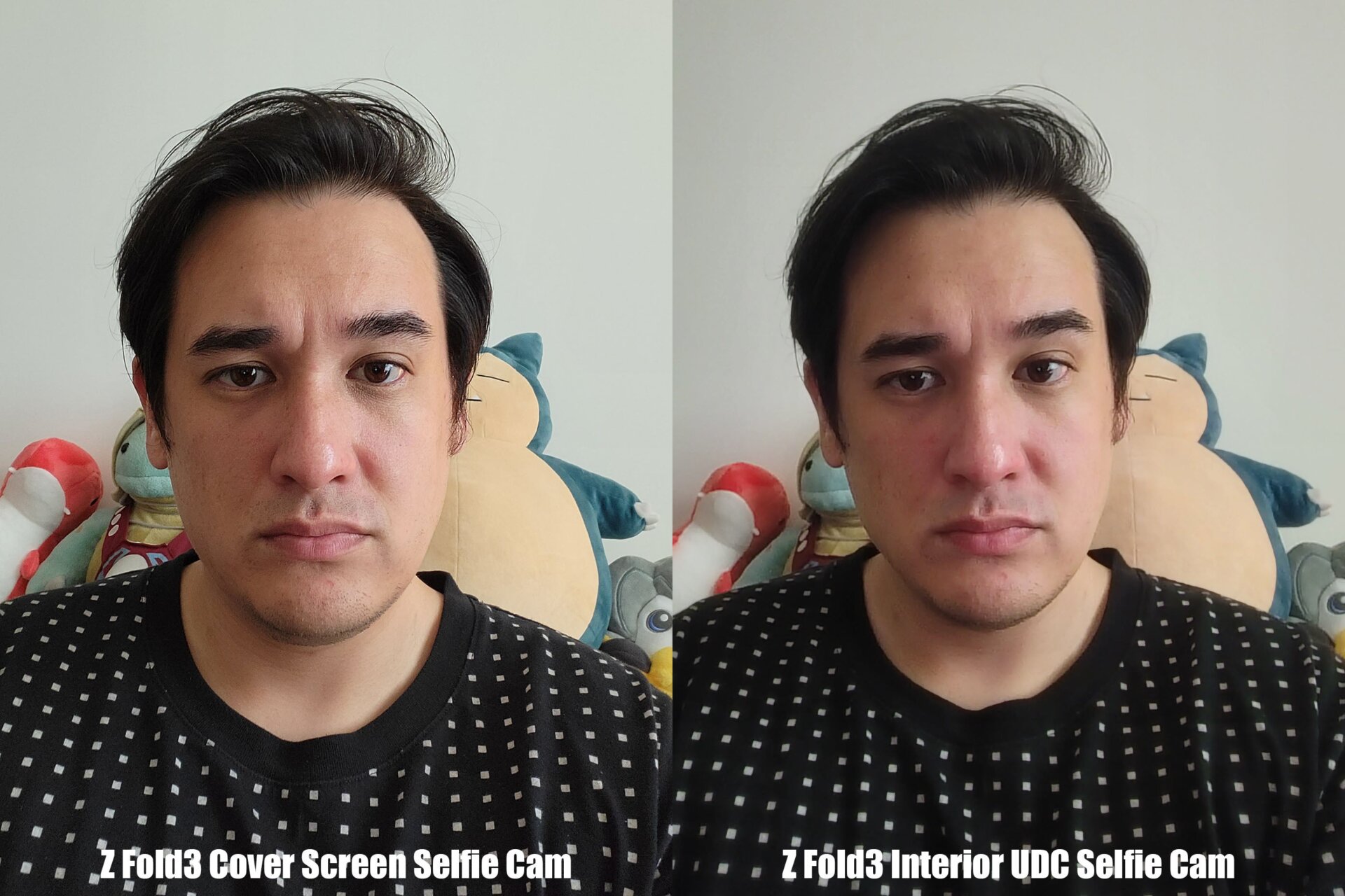 There’s a big difference in both resolution and image quality between the exterior selfie cam and the interior camera, but that’s not necessarily a dealbreaker.