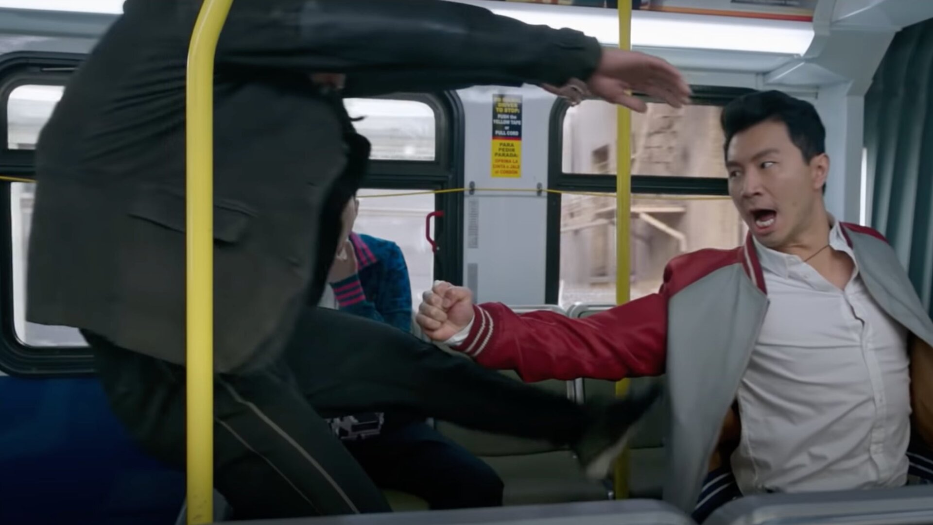 Shang-Chi’s deadly hands of kung fu in action.