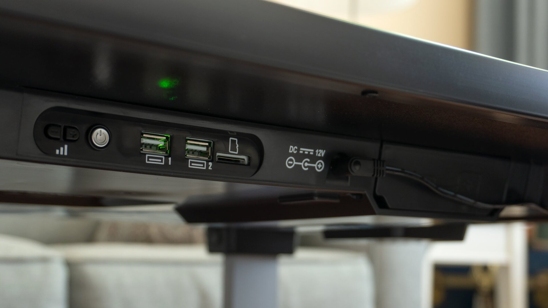 The power and volume buttons are located in an inconvenient place beneath the screen and recessed a few inches so you basically have to memorize the shape and feel of each one to press the right one without bending down to look.